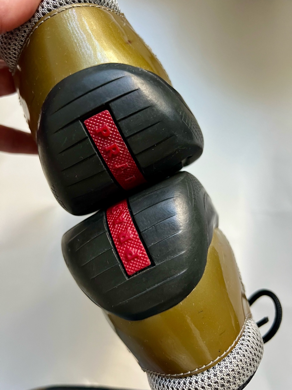 Prada Y2K vintage Leather & Mesh Sneakers - Picture 7 of 16